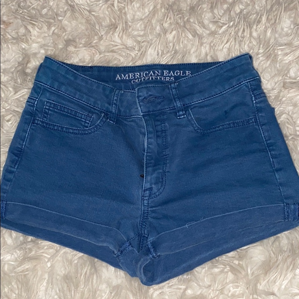 Navy blue American eagle shorts